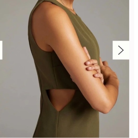 Anthropologie NWT Cut-Out Shift Dress Size L. - Picture 3 of 7